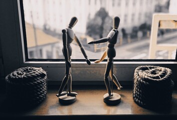 wooden mannequin with a ribbon © Monika