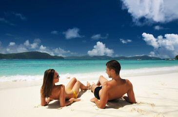 Couple on a beach