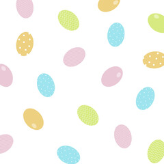Eggs pattern. Happy Easter texture