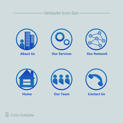 Website Icon set. good to use for web icon. vector illustration