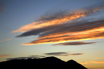 Landscape near Orosei. Province of Nuoro. Sardinia island. Italy