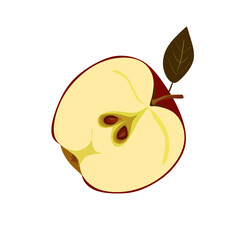 apple with leaf