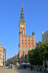 Gdansk, a historic, tourist Polish city,