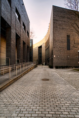 Built with modern architecture trends, fits into Cracow Old Town.