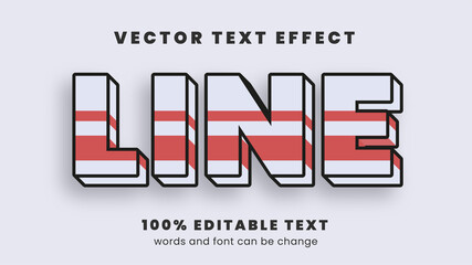 Bold and strong vector text effect style with editable text.