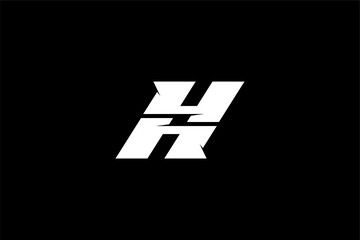 letter H monogram logo