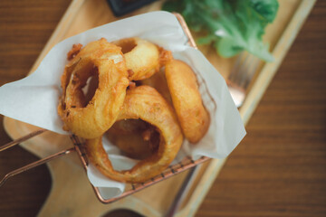 Fried onion rings