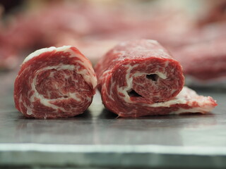 close up of meat