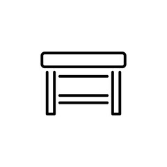 Game Table icon in vector. Logotype