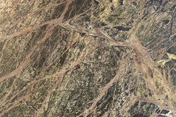 Unusual stone texture with different lines and stripes