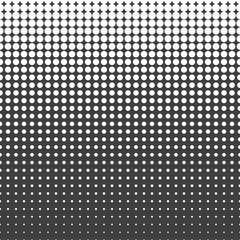 Abstract halftone dotted background. Futuristic grunge pattern, dot, wave. Vector modern optical pop art texture for posters, sites, business cards, cover, labels mock-up, vintage layout