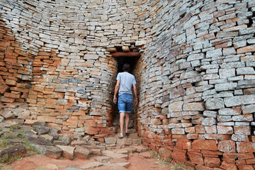 Great Zimbabwe is an ancient city in the south-eastern hills of Zimbabwe 