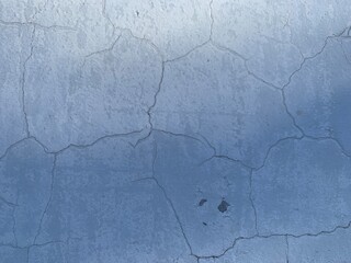 Closeup of peeling painted wall
