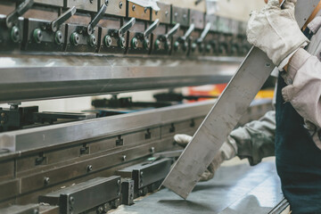 worker working in factory