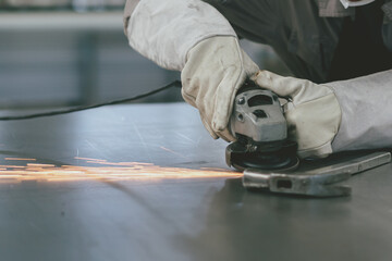 worker working in factory