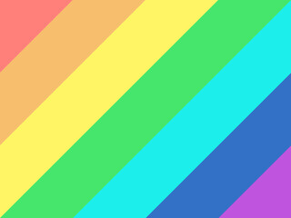 Background of colorful stripes. Rainbow seven colors. Vector illustration