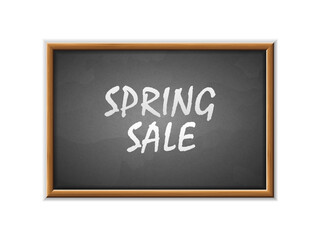 Obraz premium Spring sale written on a blackboard
