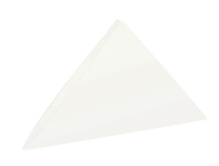 White folded napkin. vector illustration