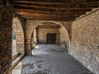 Fototapeta premium stone houses of a mountain village