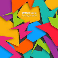 Illustration of Geometrical abstract background.