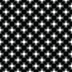 Black and white pattern texture. Bw ornamental graphic design. Mosaic ornaments. Pattern template. Vector illustration.
