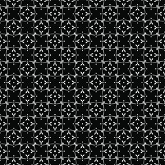 Black and white pattern texture. Bw ornamental graphic design. Mosaic ornaments. Pattern template. Vector illustration.