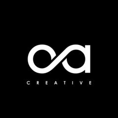 OA Letter Initial Logo Design Template Vector Illustration