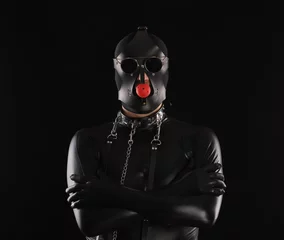 male fetish, man in leather mask © serikbaib