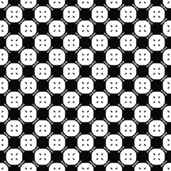 Black and white pattern texture. Bw ornamental graphic design. Mosaic ornaments. Pattern template. Vector illustration.
