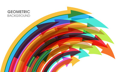 Illustration of Geometrical abstract background.