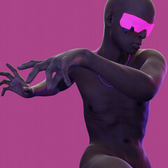 Pink Cyber Black 