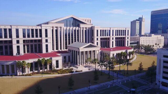 Jacksonville, Drone View, Duval County Courthouse, Florida, Circuit Court Clerk