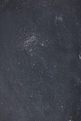 Blackboard background texture. Empty board with chalk rubbed texture