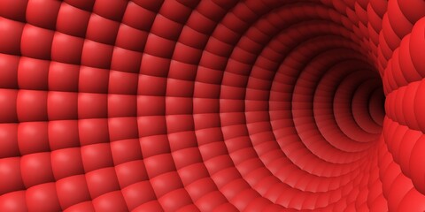 Red shiny spheres design background