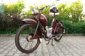Small historical moped