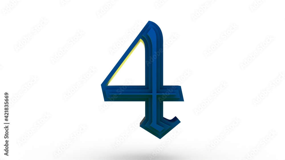 Poster 3d number 