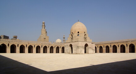 Die Ibn-Tulun-Moschee in Kairo, Ägypten