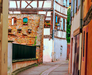 Houses in the street