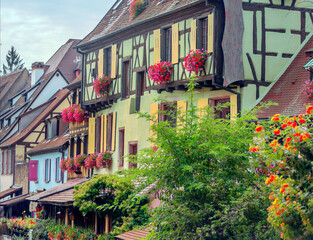 Houses in the street