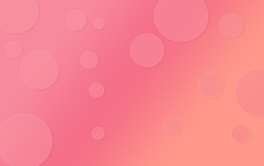 gradient overlay circles pastel color tones holiday easter pink coral orange illustration graphic background