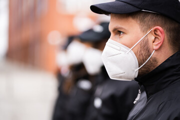 Security Officer Staff Or Bodyguard Protection