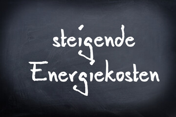 Obraz premium steigende Energiekosten