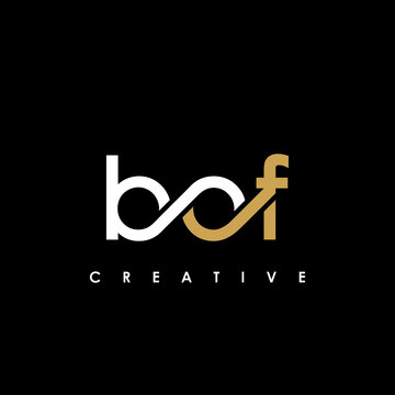 BOF Letter Initial Logo Design Template Vector Illustration