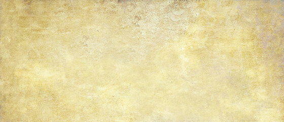 Old paper background illustration with soft blurred watercolor texture. Grunge template for design. Yellow. Brown. Aged wallpaper for cards.