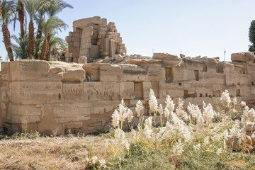 Ruins of the Egyptian Karnak Temple, the largest open-air museum in Luxor