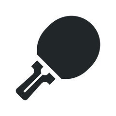 Table tennis bat icon