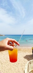 cocktail on the beach