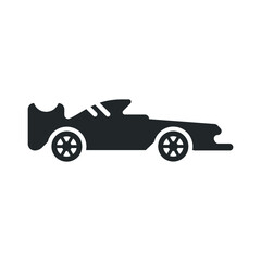 F1 racing car icon
