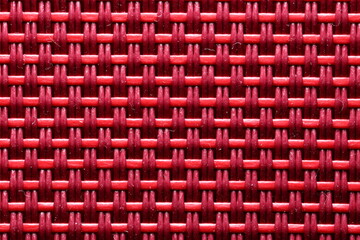 Red Wicker Basket Close up Texture