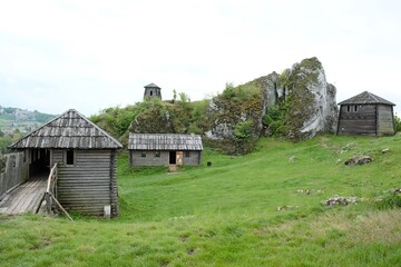Obraz premium Gora Birow in Krakowsko-Czestochowska Upland, Poland 